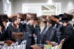 Chol HaMoed Sukkos L'chaim in the Sukkah of the Nagid Reb Yitzchok Rabinowitz in Honor of Donating the New Simcha Hall 'Ulam Sarah Leah' at B'beiso Nava Kodesh