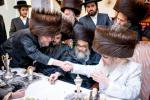Chol HaMoed Sukkos L'chaim in the Sukkah of the Nagid Reb Yitzchok Rabinowitz in Honor of Donating the New Simcha Hall 'Ulam Sarah Leah' at B'beiso Nava Kodesh