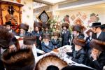 Chol HaMoed Sukkos L'chaim in the Sukkah of the Nagid Reb Yitzchok Rabinowitz in Honor of Donating the New Simcha Hall 'Ulam Sarah Leah' at B'beiso Nava Kodesh