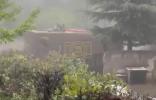Main image for MUDFLOW TERROR: Red Bus Swept Away in Chile With Passengers Clinging to Roof