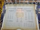 The Sukkah Hagdolah Beautifully Prepared for Yom Tov at the Satmar Beis Medrash Hagadol in Monsey