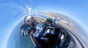 Main image for COCKPIT THRILL RIDE: NASA Jets Tear Through Pacific Airshow Formation Over Huntington Beach