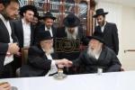 HaGaon Rav Meir Tzvi Bergman Shlit"a Visits the Gerrer Rebbe Shlit"a Following Sukkos