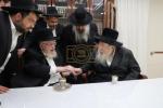 HaGaon Rav Meir Tzvi Bergman Shlit"a Visits the Gerrer Rebbe Shlit"a Following Sukkos