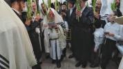 Yom Tov Sukkos Celebrated by the Mashpia HaGaon HaTzaddik Rav Yitzchok Moshe Erlanger Shlit"a Together With His Kehillah in Ashdod