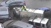 Main image for MIRACLE ESCAPE UNFOLDS: Man Rides Overturned Truck Through Santiago Floodwaters