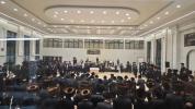 Simchas Beis Hashoeiva and Uplifting Naanuim in the New Beis Medrash Hagadol in Kiryas Yitav Lev, Led by HaGaon HaTzaddik the Av Beis Din Shlit"a