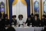 The Skulener Rebbe of Lakewood Shlit"a Seen in Fiery Rikudim During the Simchas Beis Hashoeiva on Leil Ushpiza DeMoshe