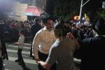 Until Dawn: Tens of Thousands of Yidden Rejoice in the Simchas HaChag at the Central Simchas Beis Hashoeiva on the Streets of Crown Heights in Front of Central Chabad Headquarters