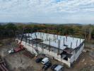 Building for Hashem Elokei Yisroel! Massive Progress at the 130,000 Square-Foot Talmud Torah "Binyan Yoel Landa" in Kiryas Yoel, as the Gigantic Floors of this Migdal Oz for Us and Future Generations Go Up in the Ir Oz!!
