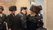 Simchas Hachasunah of a Grandchild of the Nikolsburg Boro Park Rebbe Shlit"a and the Stretiner Rebbe Shlit"a