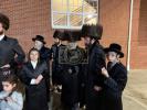 Simchas Hachasunah of a Grandchild of the Nikolsburg Boro Park Rebbe Shlit"a and the Stretiner Rebbe Shlit"a