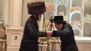 Simchas Hachasunah of a Grandchild of the Nikolsburg Boro Park Rebbe Shlit"a and the Stretiner Rebbe Shlit"a