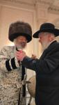 Simchas Hachasunah of a Grandchild of the Nikolsburg Boro Park Rebbe Shlit"a and the Stretiner Rebbe Shlit"a