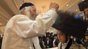 Simchas Hachasunah of a Grandchild of the Nikolsburg Boro Park Rebbe Shlit"a and the Stretiner Rebbe Shlit"a