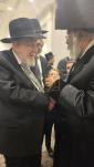 Simchas Hachasunah of a Grandchild of the Nikolsburg Boro Park Rebbe Shlit"a and the Stretiner Rebbe Shlit"a
