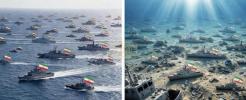 Main image for BOTTOM OF THE SEA: Trump Boasts 159 Iranian Vessels Sunk Under His Watch