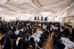 Main image for Zecher Tzaddik Livracha: Scores of Boro Park Residents Fill the Gigantic Ateres Golda and Lipsitz Halls for the First-Ever Seudas Hillula of Maran the Chasam Sofer ZY"A, Organized by Vaad Heichal Chasam Sofer