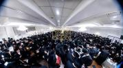 Zecher Tzaddik Livracha: Scores of Boro Park Residents Fill the Gigantic Ateres Golda and Lipsitz Halls for the First-Ever Seudas Hillula of Maran the Chasam Sofer ZY"A, Organized by Vaad Heichal Chasam Sofer