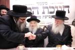 Video: Mashgichim of Chabad Yeshivos Thank Askanim of Keren Vayoel Moshe at the Chanukas Habayis for the New Keren Vayoel Moshe Office Building, Under the Leadership of the Satmar Rebbe Shlit"a