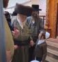 Main image for The Toldos Aharon Rebbe Shlit"a Today at a Bris for the Son of One of His Chassidim