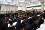 Seudas Hillula of the Tchebiner Rov ZT"L in the Heichal of Yeshivas Tchebin in Yerushalayim