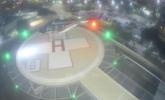 Main image for CAUGHT ON CAMERA: Medical Helicopter Drifts Backward, Strikes Mast At Baylor Heliport
