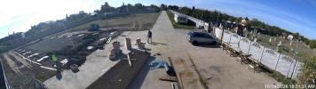 Photos of the New Hachnasas Orchim Building Being Rapidly Built at the Beis Hachaim in Csenger, Adjacent to the Holy Tziyon of the Mofes Hador, the Menuchas Asher of Csenger ZY"A