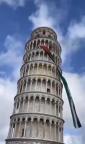Main image for LEANING TOWER, SMOKE FLARES: Fifteen Students Breach Security To Raise Palestinian Flag