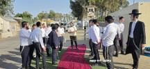 Beautiful Reception for 10 Bochurim Released from Prison This Morning After Refusing to Report for Military Service
