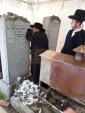 The Gaavad of Buenos Aires Shlit"a at the Tziyon of His Father-in-Law, the Gaavad of Buenos Aires Z"L