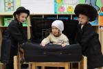 Children of the Krasna Talmud Torah Acting Out the Parshas HaShavua