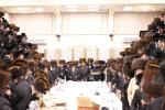 Motzaei Shabbos Kodesh by the Stitshiner Rebbe Shlit"a in Yerushalayim - Photos: Shmuel Drey