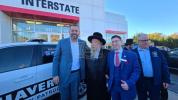 Ribbon Cutting for New Chaverim Car in Monsey Donated by Interstate Toyota