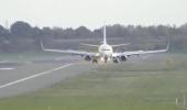 Main image for RUNWAY SCARE: Another Angle of the Jet2 Boeing 737-800 Veers Off Runway at Birmingham Airport After Flight From Venice Yesterday.