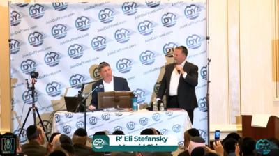 First shiur by reb Eli Stefansky in Boro park