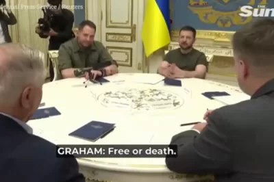 Senator Lindsey graham's visit to Ukrain's President Zelensky 