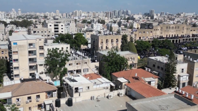 Drone footage of Hagaon Reb Gershon Edelstein zt"l