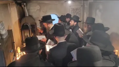   Huadmur Mesadigura london shlite on a trip to vienna  to the yurtzit of rebbi yisroel of tzurtkove tz"l 