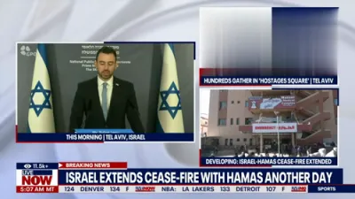 Press conference about ongoing ceasefire and 