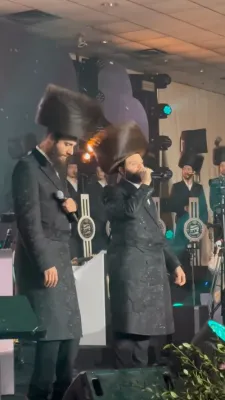 Lavish Shave bruches by Beis Hamdresh Or Chaim Rabbinitz to the daughter of R' Yoel Lando.
