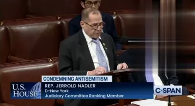 BREAKING:  Jerry Nadler presents The beliefs of Satmar Chassidim to Congress.