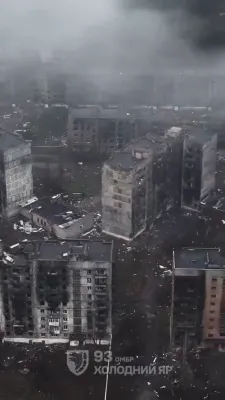 Drone Footage Shows Devastation in Toretsk After Russian Invasion.