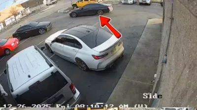 Security Footage Shows Attempted BMW Theft Turned Violent.