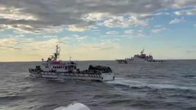 China Coast Guard Aggressively Challenges Taiwan During Drills.