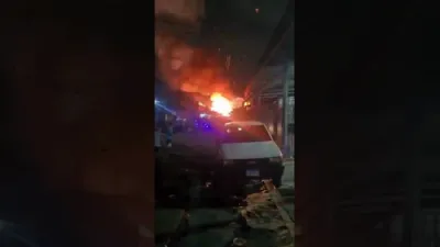 Market Fires and Injures Several as Fireworks Explode.