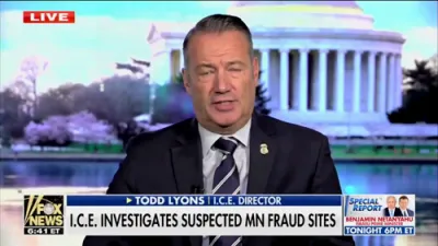 ICE Director Lyons Confirms Door-to-Door Federal Fraud Investigations.