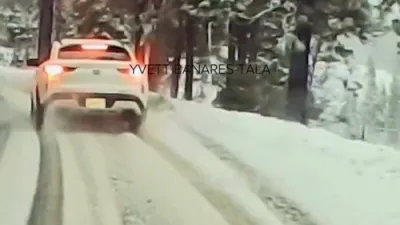 Good Samaritans Save SUV From Cliff Near Lake Tahoe.