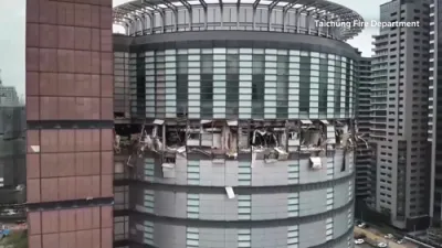 A suspected gas explosion killed several people at a department store in the Taiwanese city of Taichung and left more than two dozen people injured