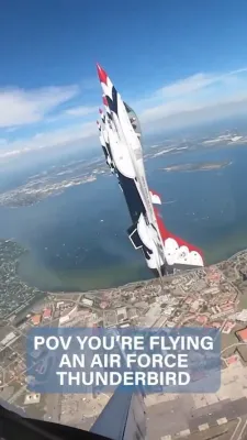 Thunderbirds Stun Crowd at Daytona 500 Kickoff were the team  showcasing precision formation flying at its finest.